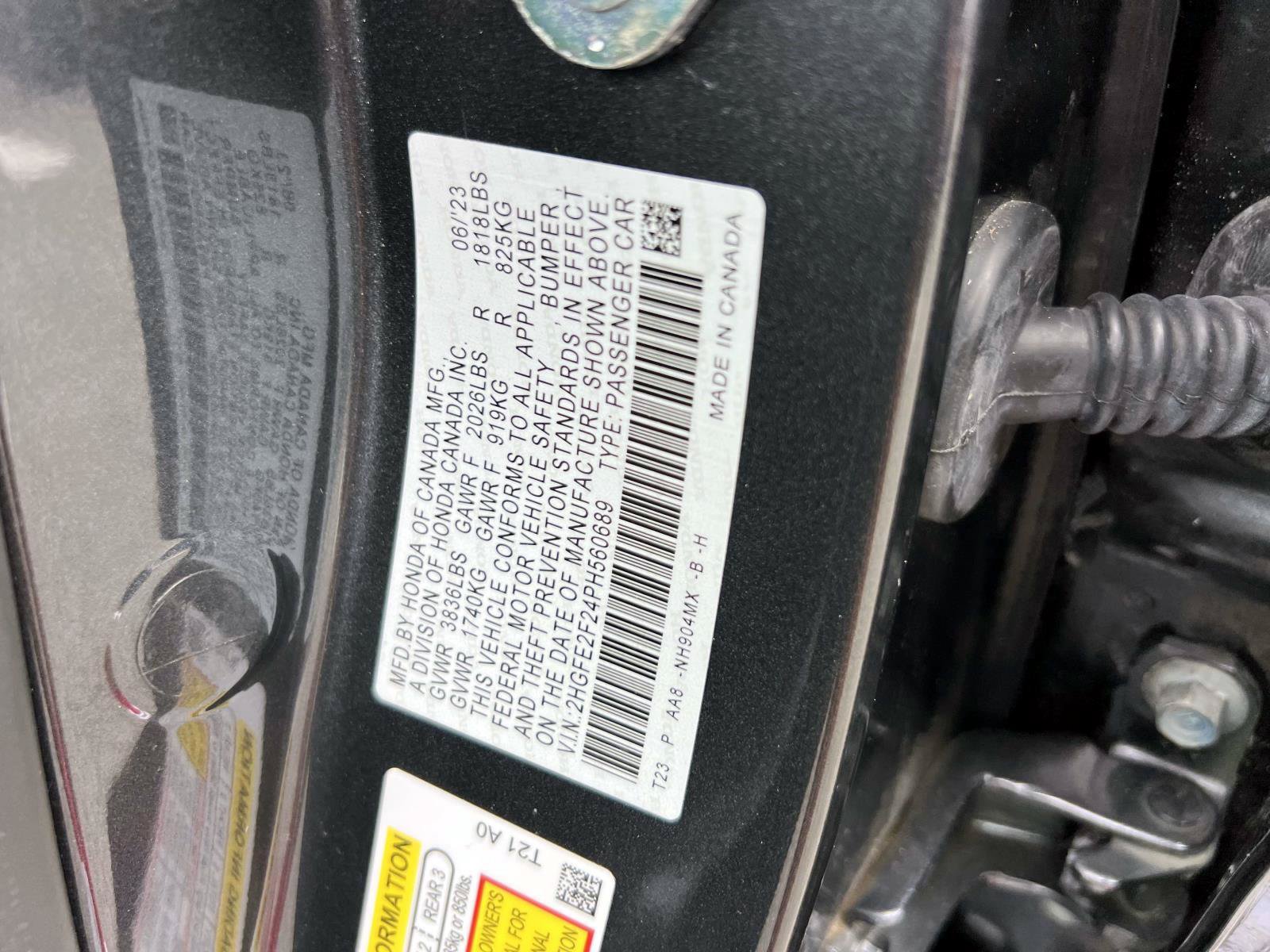 Certified 2023 Honda Civic LX image 16