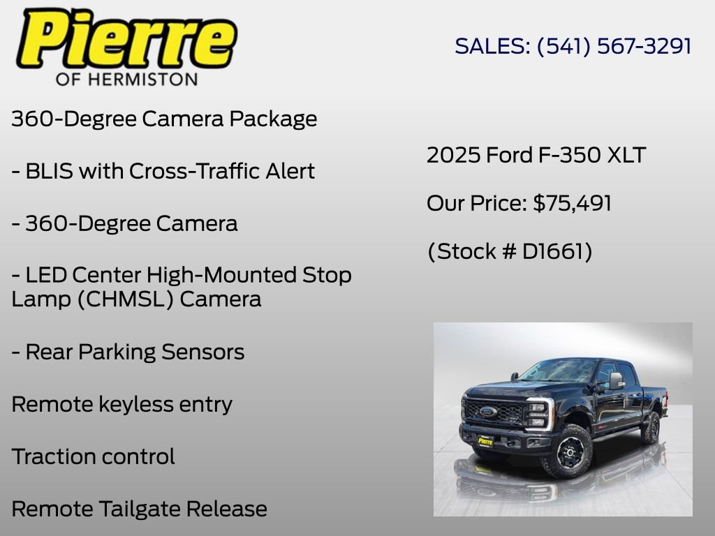 New 2025 Ford F350 XLT w/ Black Appearance Package image 12