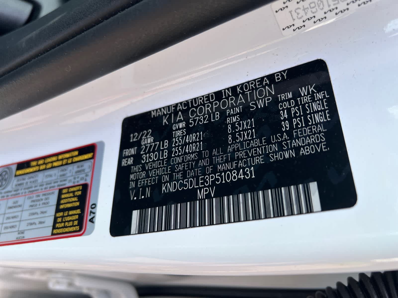Certified 2023 Kia EV6 GT AWD/4WD image 17