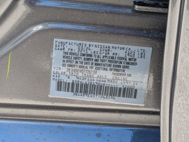 New 2026 Nissan Sentra SL w/ Floor Mat Package FWD image 38