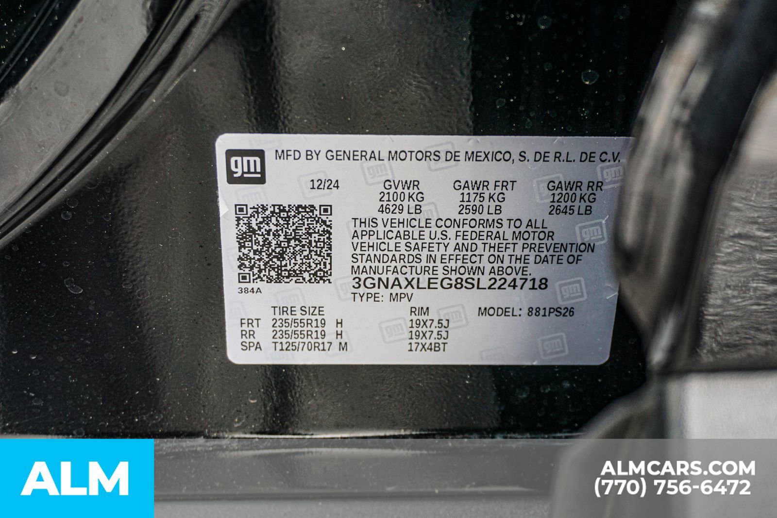 Used 2025 Chevrolet Equinox RS w/ Convenience Package III image 69