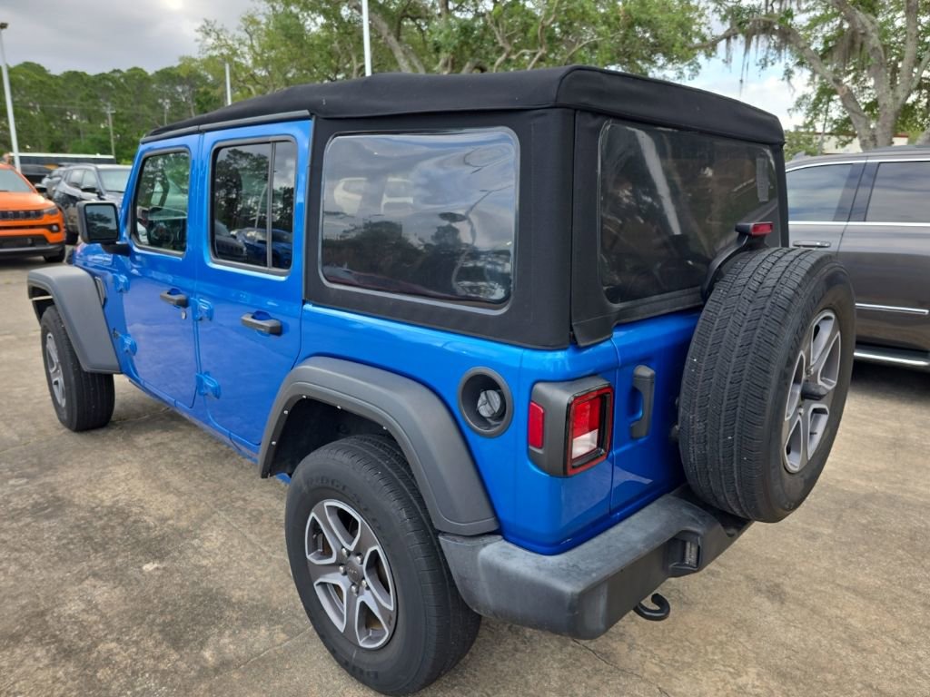 Certified 2021 Jeep Wrangler Unlimited Sport AWD/4WD image 2