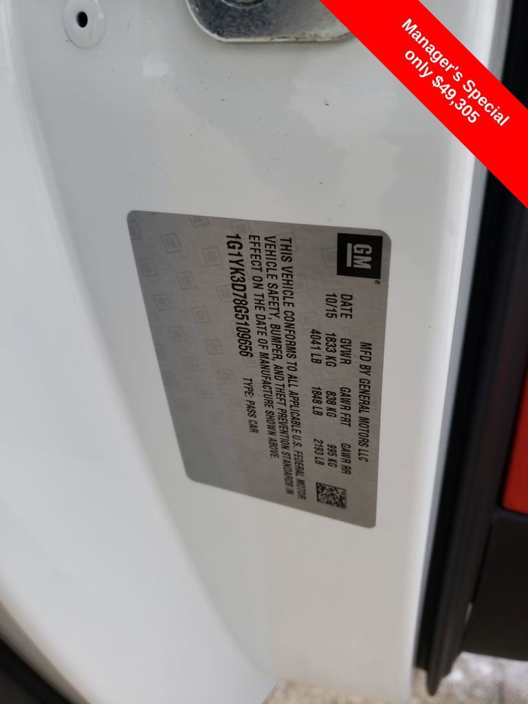 Used 2016 Chevrolet Corvette Stingray Z51 w/ 2LT Preferred Equipment Group image 27