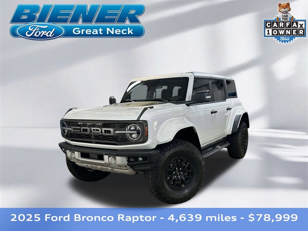 Used 2025 Ford Bronco Raptor w/ Interior Carbon Fiber Pack