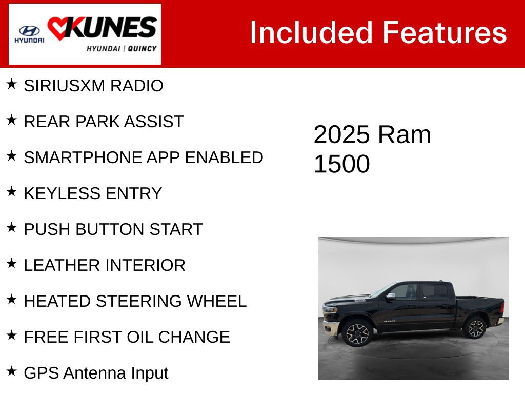 Used 2025 RAM 1500 Laramie AWD/4WD image 3