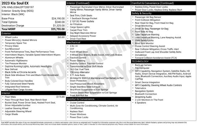 Certified 2023 Kia Soul EX FWD image 40
