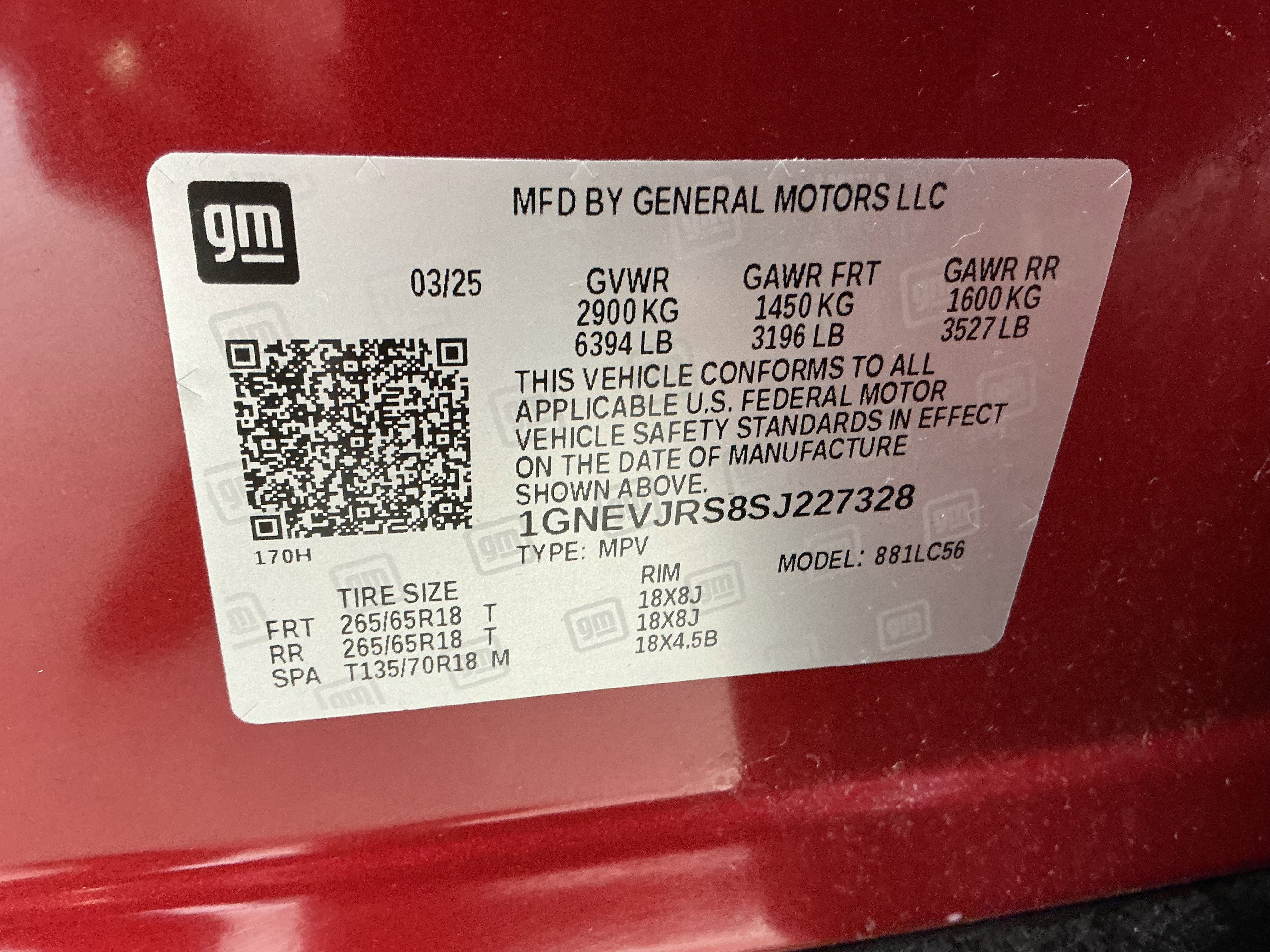 Used 2025 Chevrolet Traverse Z71 image 15