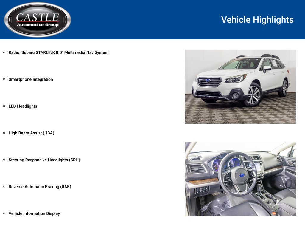 Used 2018 Subaru Outback 2.5i Limited AWD/4WD image 8