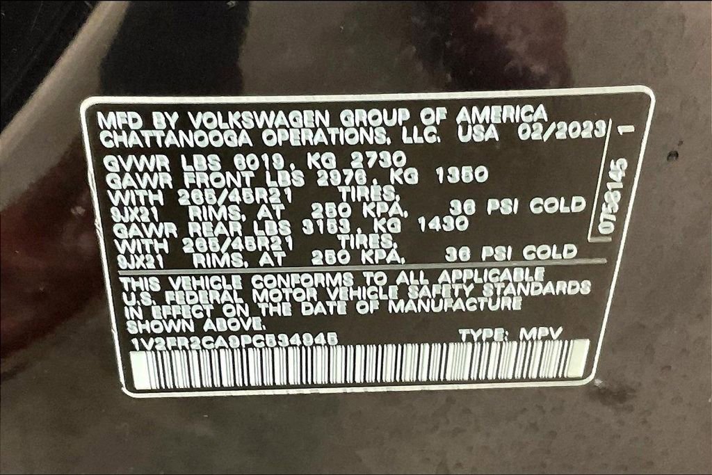 Used 2023 Volkswagen Atlas SEL Premium AWD/4WD image 19
