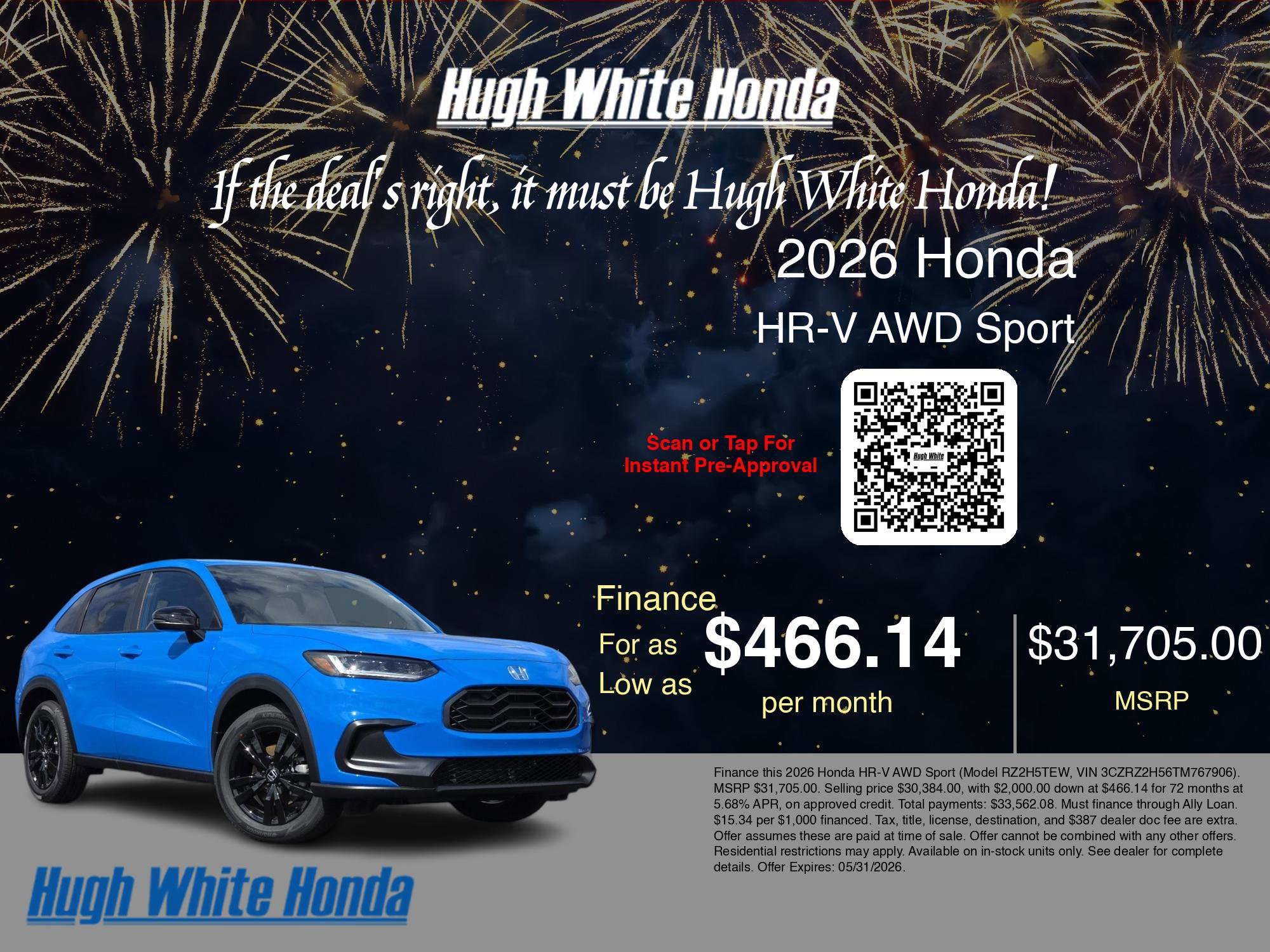 New 2026 Honda HR-V Sport image 7