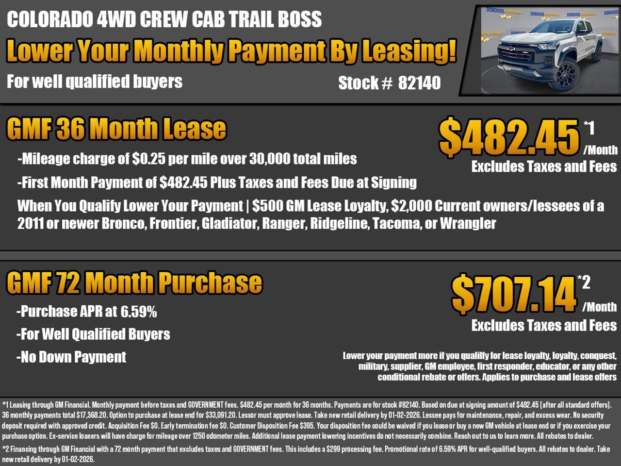 New 2026 Chevrolet Colorado Trail Boss image 2