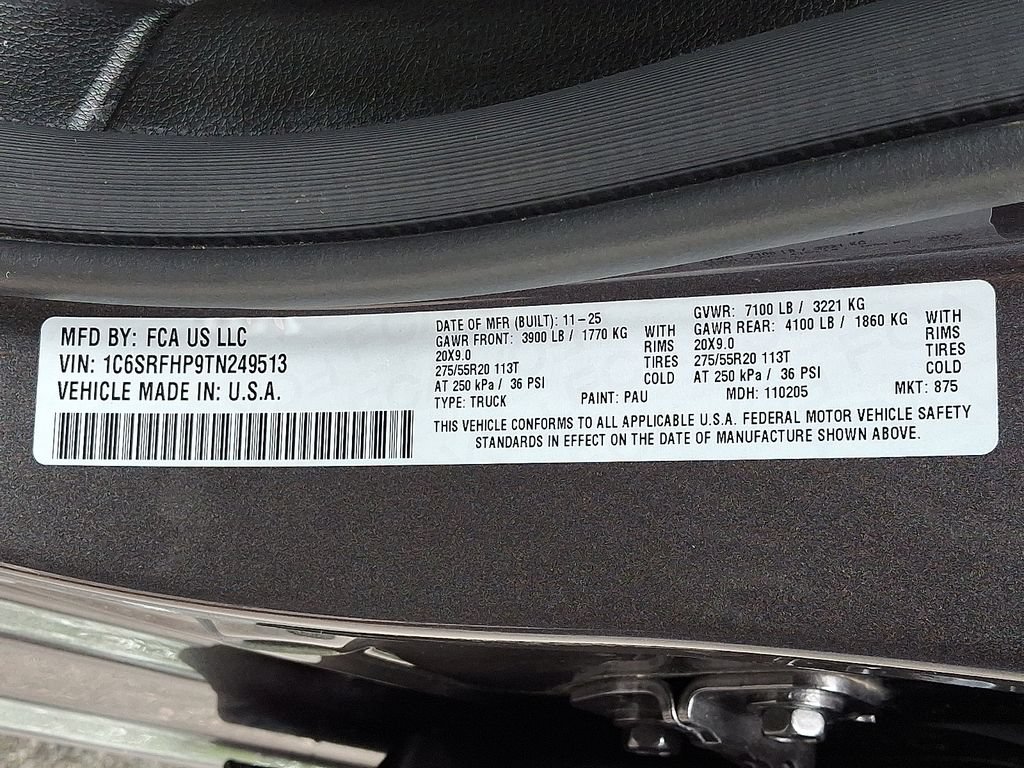 Certified 2026 RAM 1500 Limited AWD/4WD image 29
