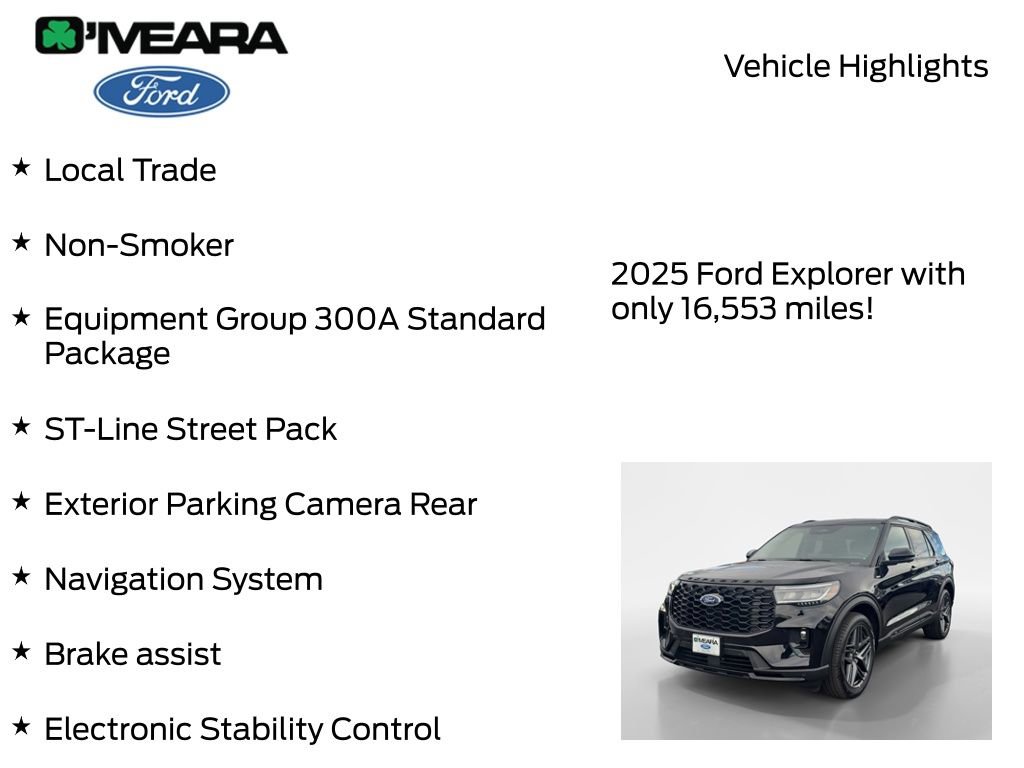 Used 2025 Ford Explorer ST-Line w/ ST-Line Street Pack image 7