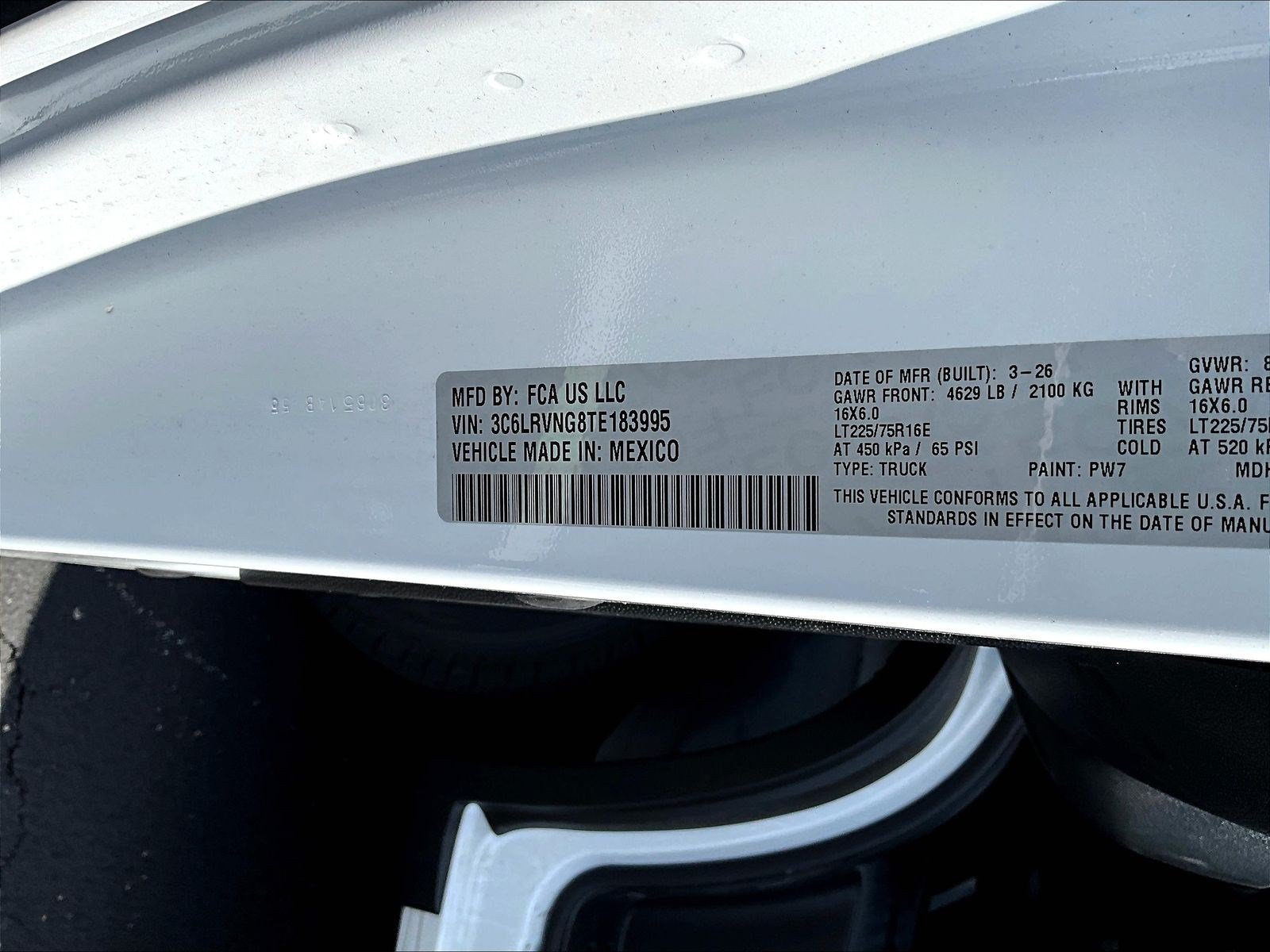 New 2026 RAM ProMaster 1500 w/ Convenience Group FWD image 22
