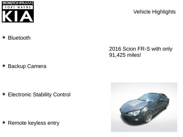 Used 2016 Scion FR-S RWD image 7