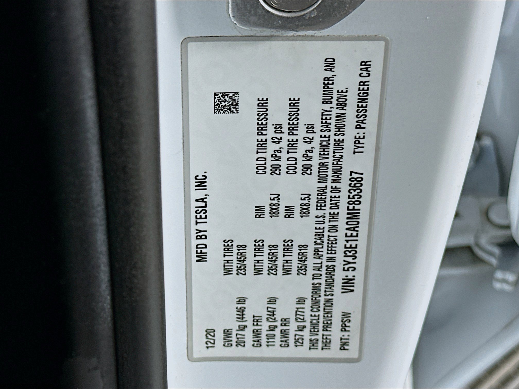 Used 2021 Tesla Model 3 Standard Range Plus image 12