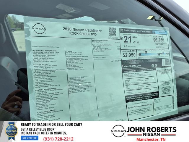 New 2026 Nissan Pathfinder Rock Creek image 20