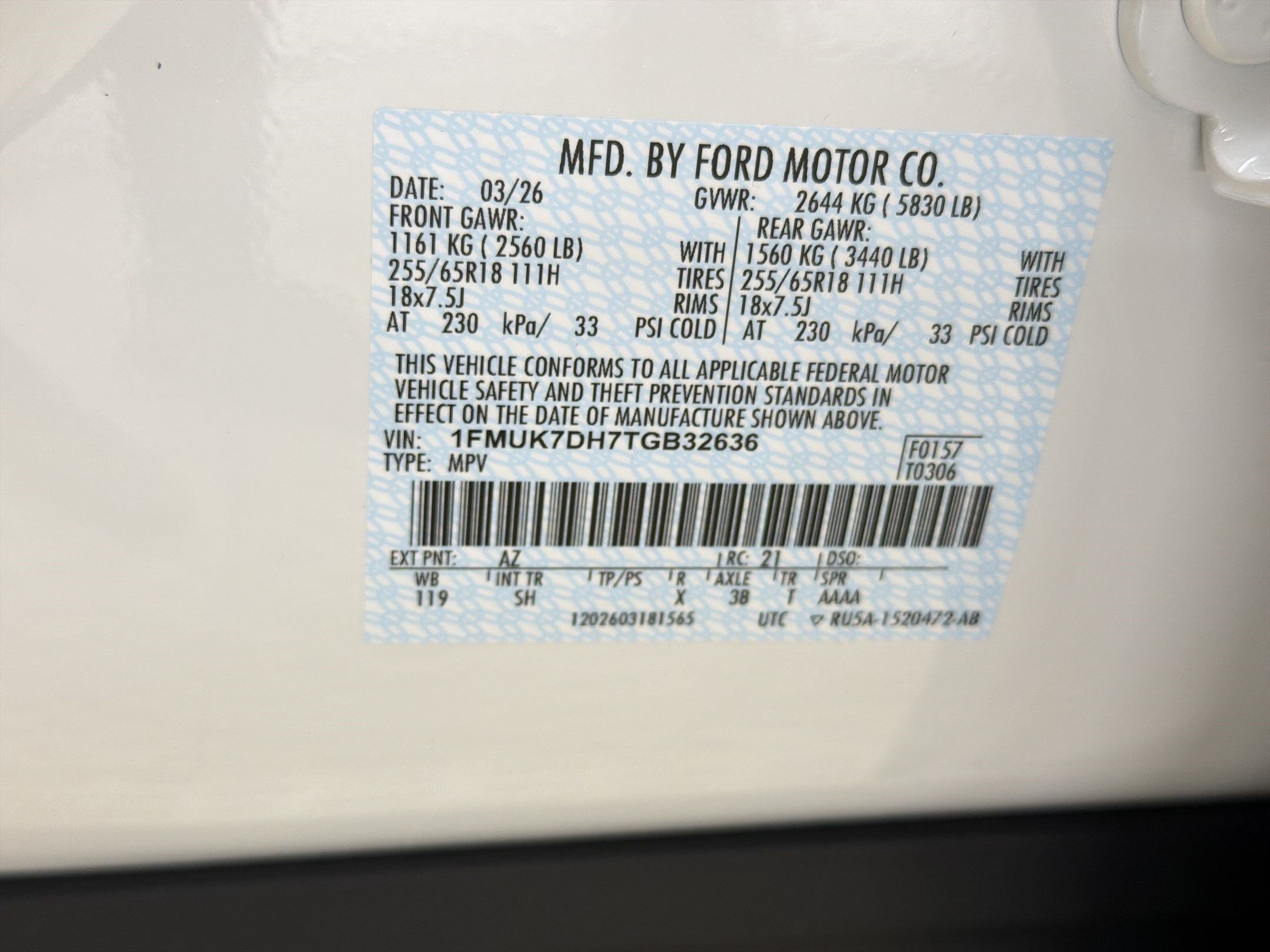 New 2026 Ford Explorer Active w/ Active Comfort Package RWD image 17