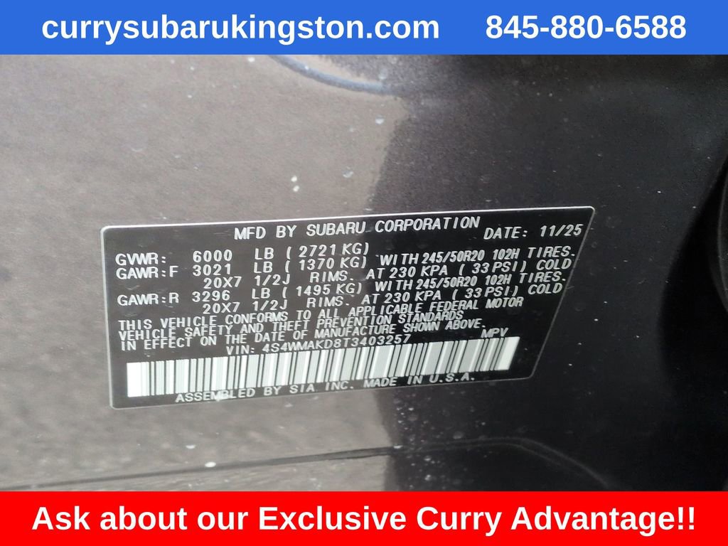 New 2026 Subaru Ascent Touring w/ Popular Package #1 image 8