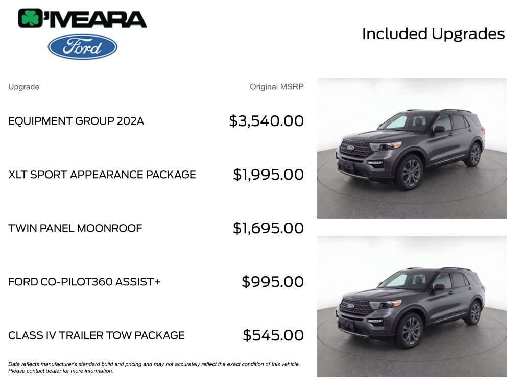 Used 2023 Ford Explorer XLT w/ Equipment Group 202A AWD/4WD image 4