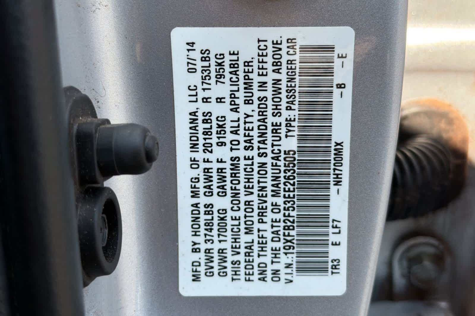 Used 2014 Honda Civic LX image 26