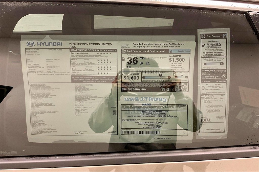 New 2026 Hyundai Tucson Limited image 13