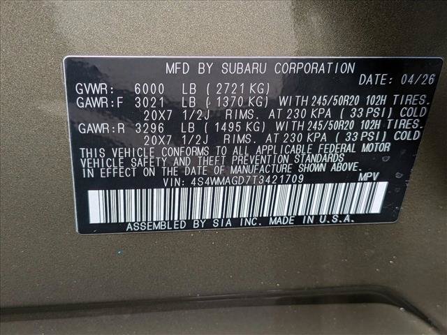 New 2026 Subaru Ascent Limited AWD/4WD image 19