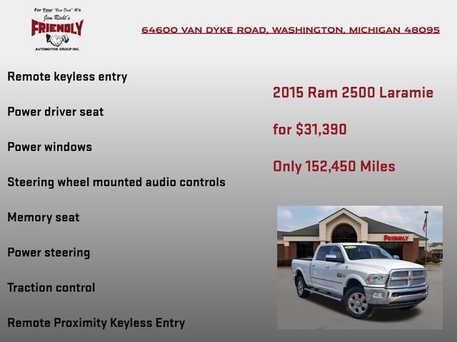 Used 2015 RAM 2500 Laramie AWD/4WD image 25