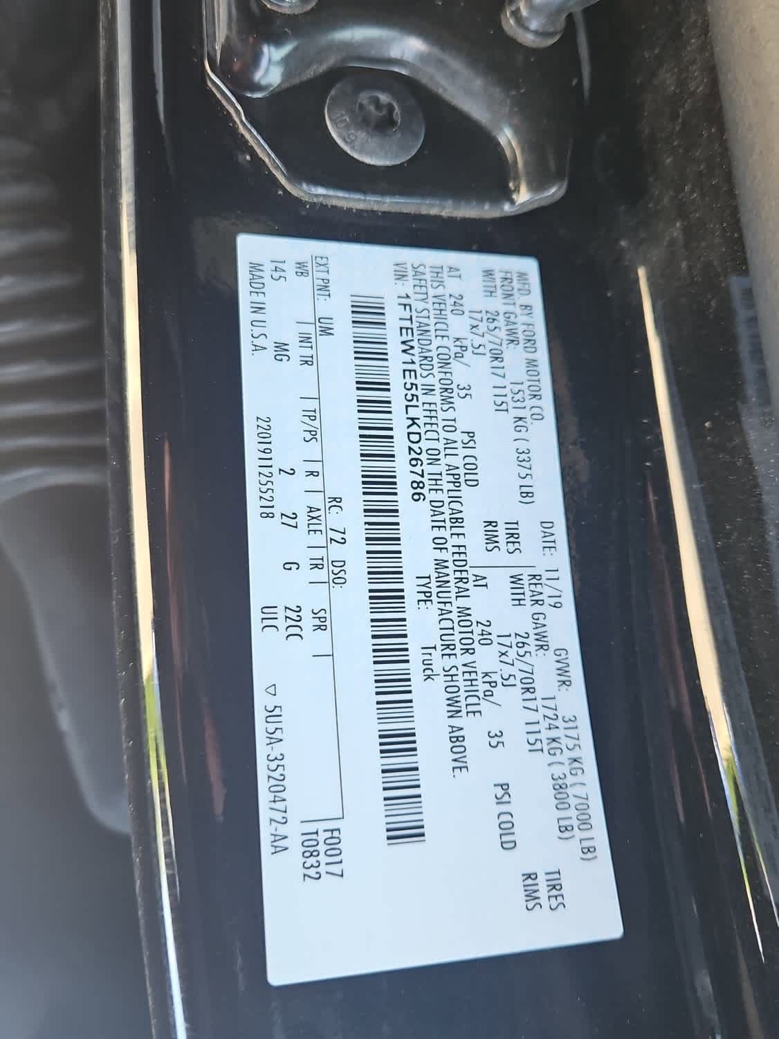 Used 2020 Ford F150 XLT w/ Equipment Group 301A Mid image 21