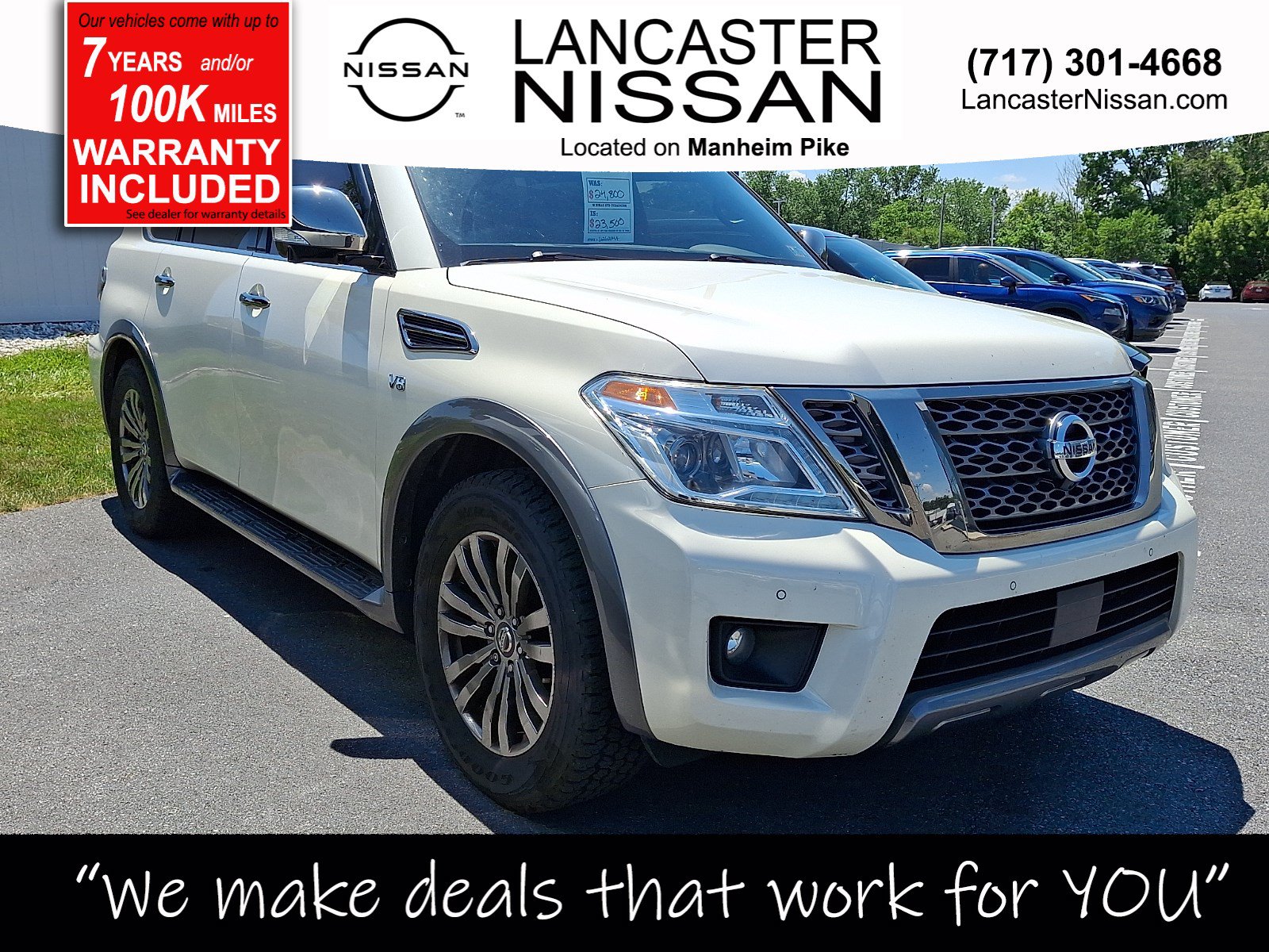 Used 2018 Nissan Armada Platinum w/ Captain Seat Package AWD/4WD image 1