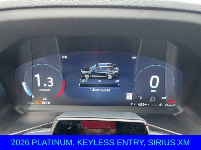 New 2026 Ford Explorer Platinum w/ LUX Leather Package AWD/4WD image 2