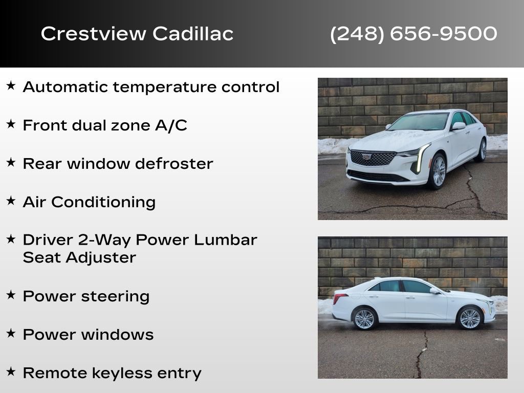 Certified 2023 Cadillac CT4 Premium Luxury w/ Climate Package image 30