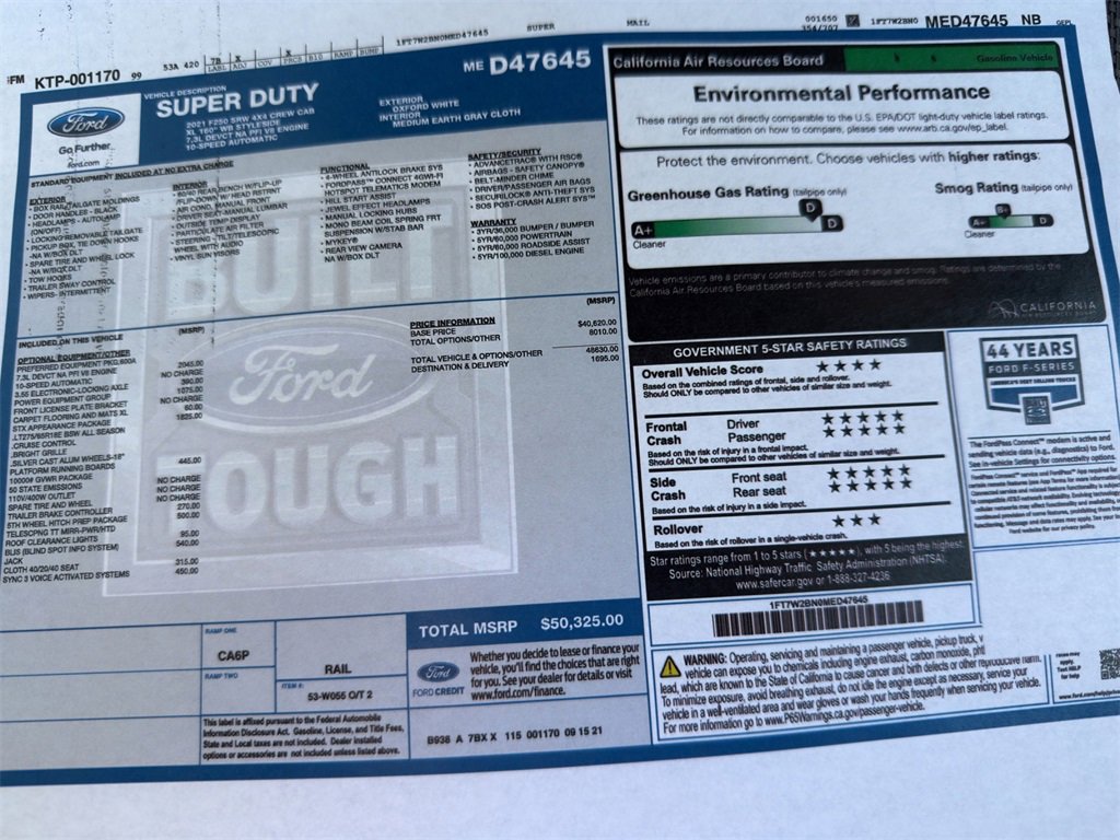 Used 2021 Ford F250 XL w/ STX Appearance Package image 2