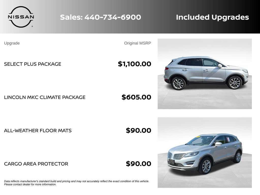 Used 2017 Lincoln MKC Select w/ Select Plus Package AWD/4WD image 6