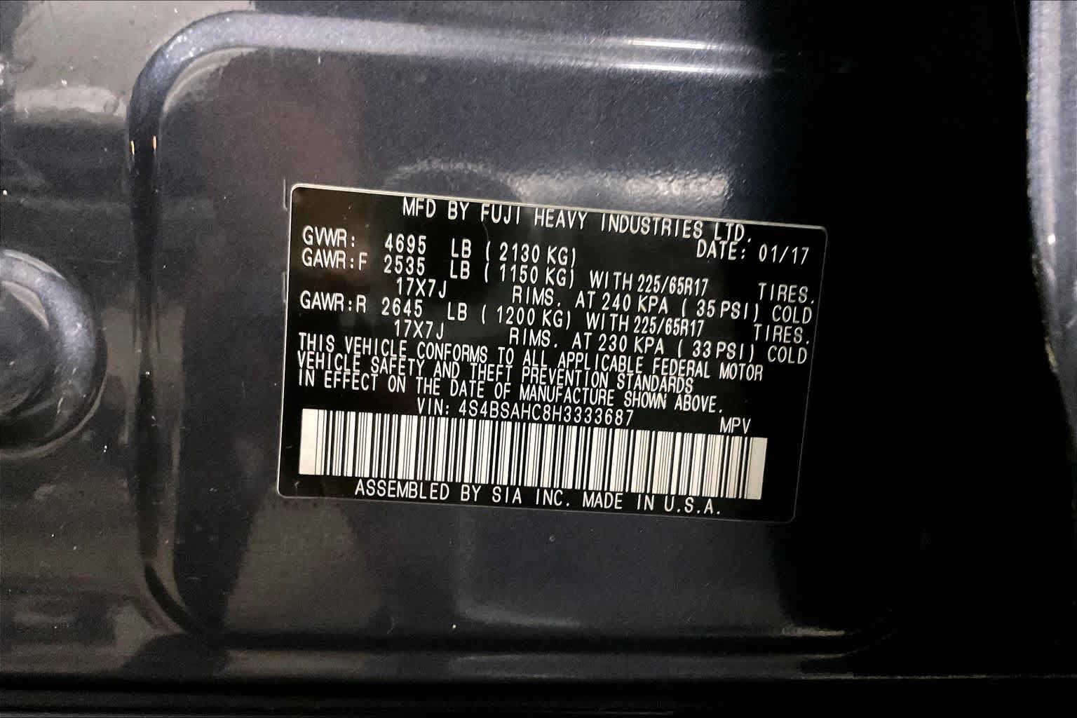 Used 2017 Subaru Outback 2.5i Premium AWD/4WD image 36