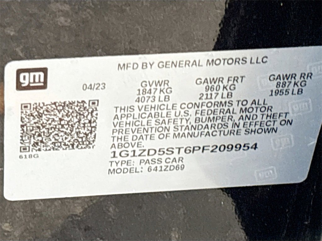 Used 2023 Chevrolet Malibu LT w/ Driver Confidence Package image 31