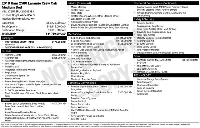 Used 2018 RAM 2500 Laramie w/ Protection Group image 34