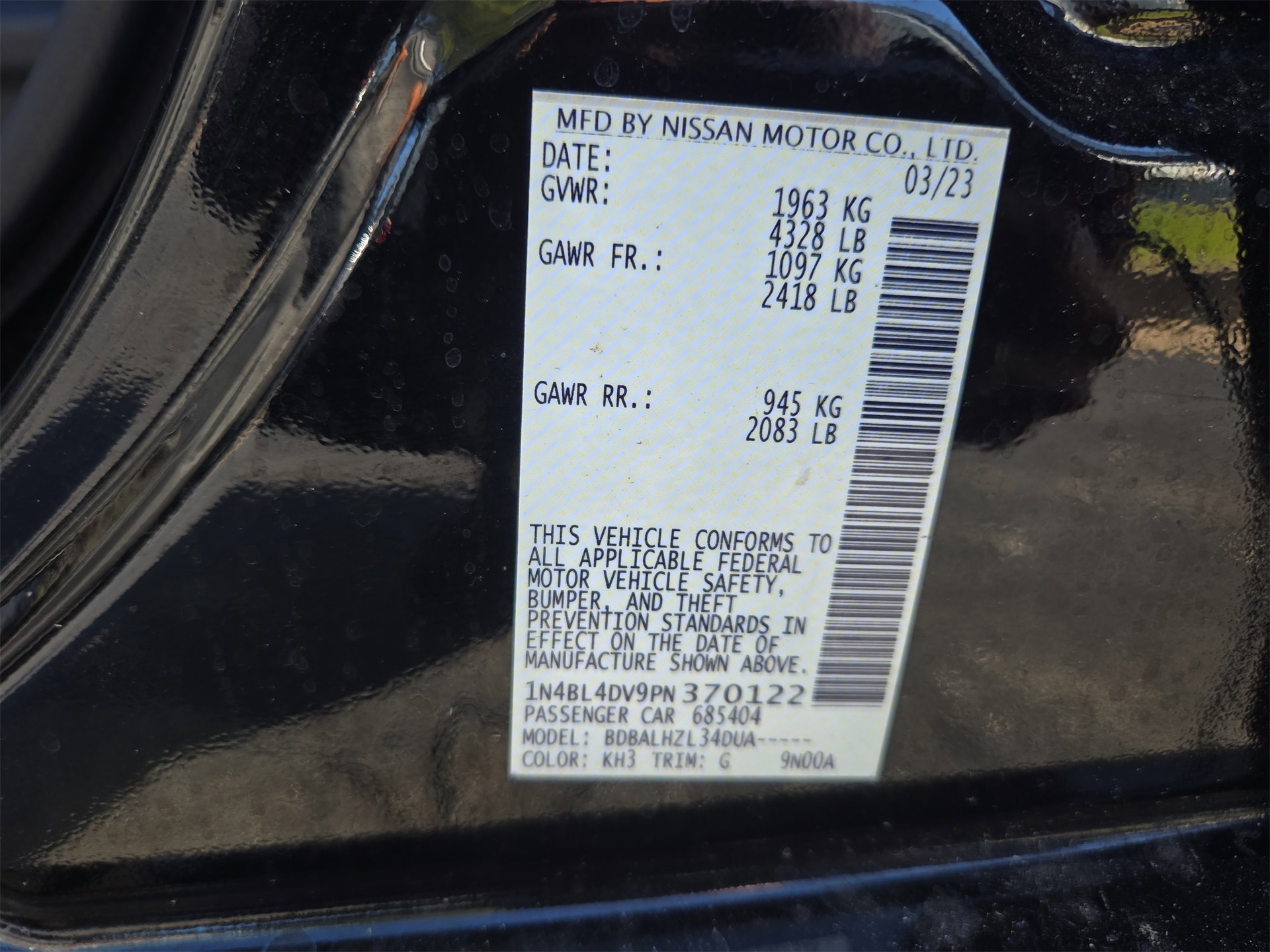 Used 2023 Nissan Altima 2.5 SV image 36