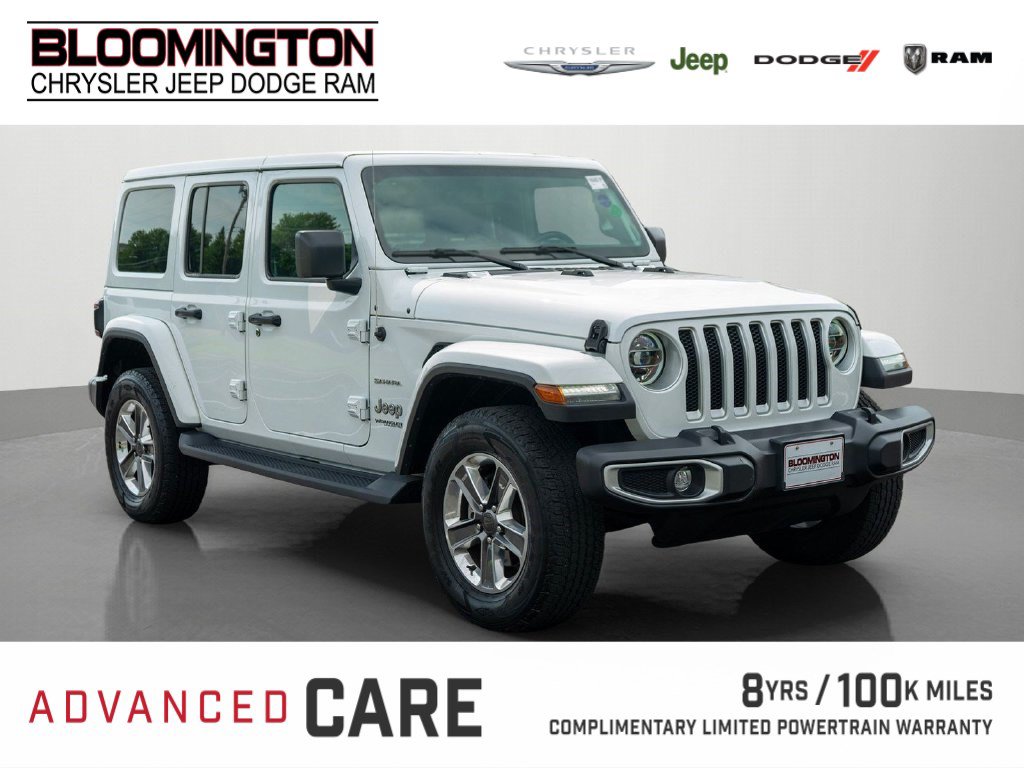 Used 2022 Jeep Wrangler Unlimited Sahara w/ LED Lighting Group AWD/4WD image 1