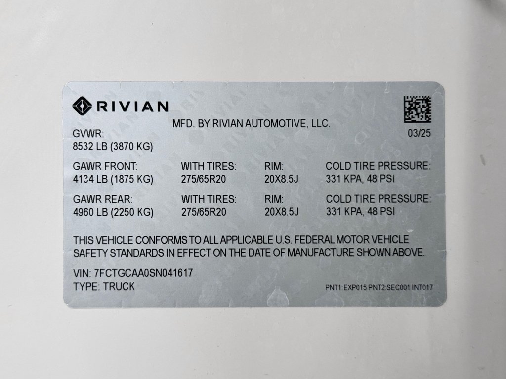 Used 2025 Rivian R1T Adventure Tri AWD/4WD image 28
