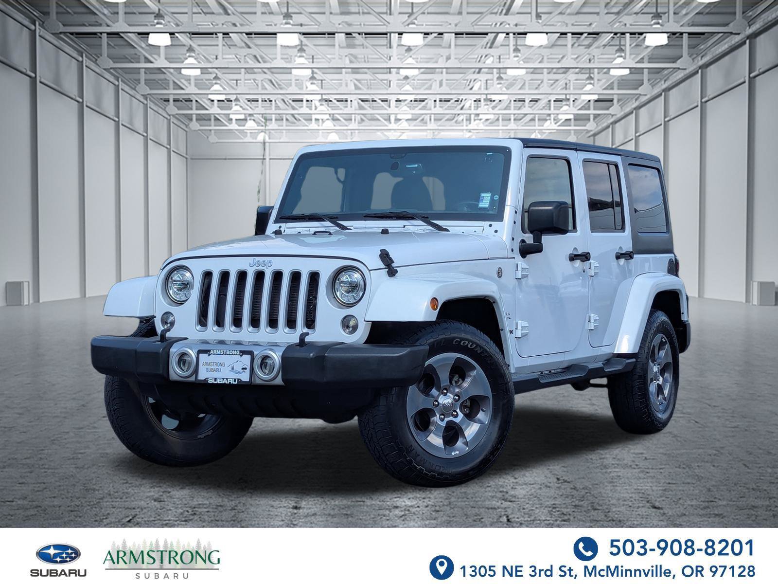 Used 2018 Jeep Wrangler Unlimited Sahara w/ Connectivity Group AWD/4WD image 1