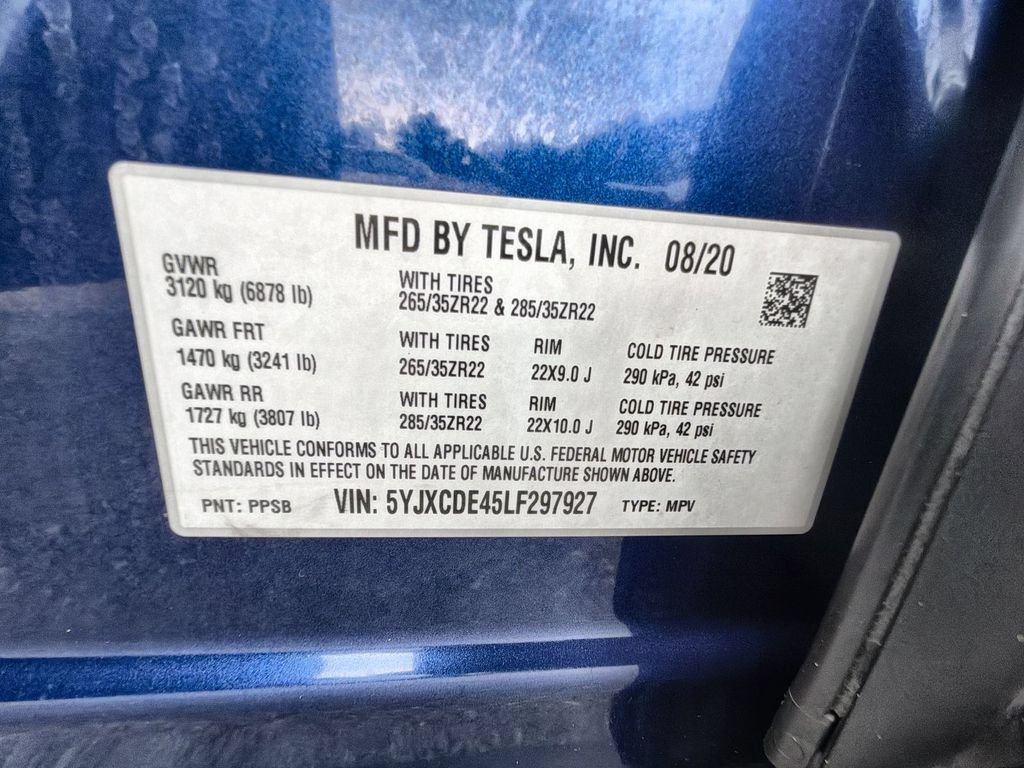 Used 2020 Tesla Model X Performance AWD/4WD image 29