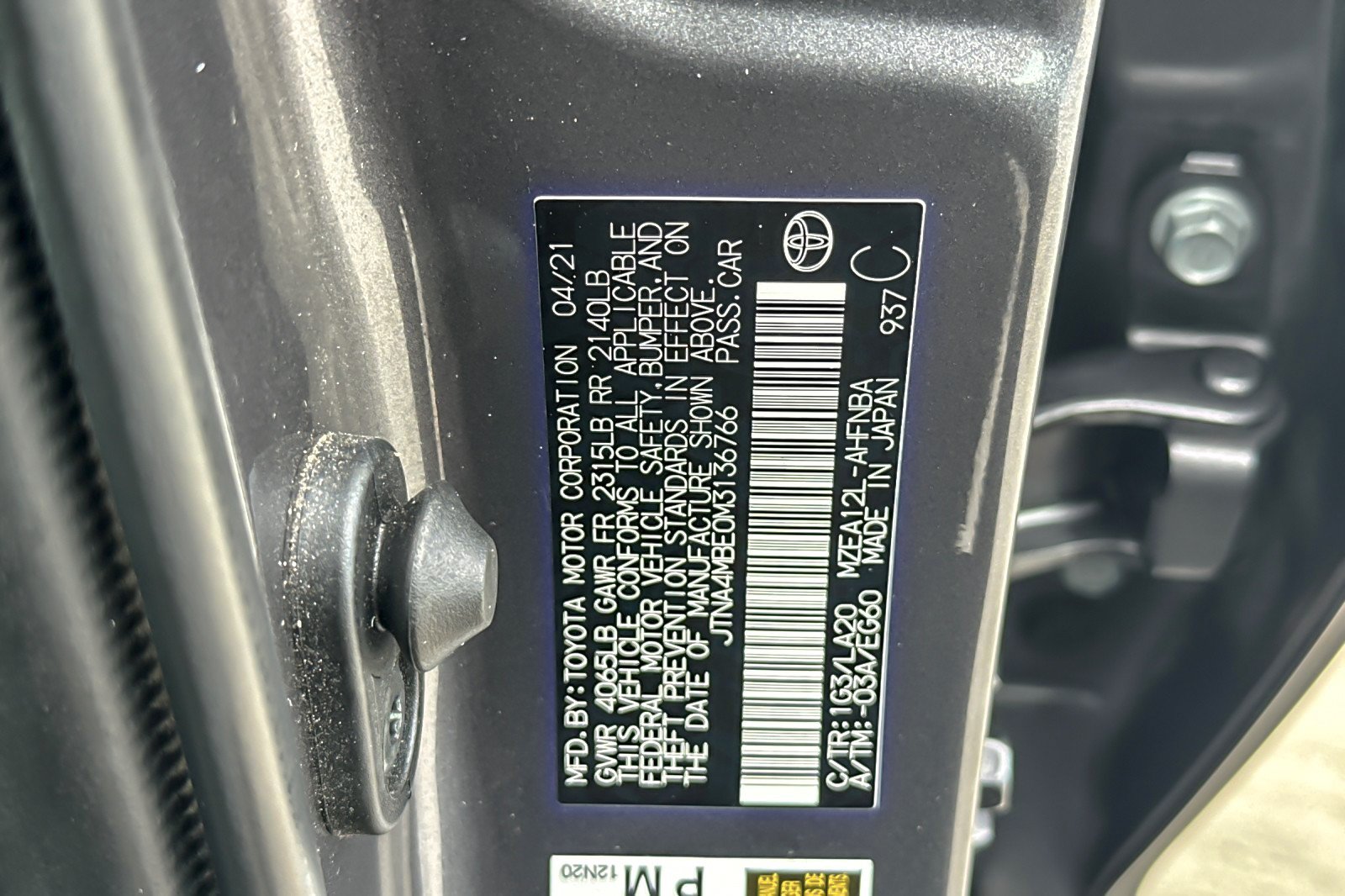 Certified 2021 Toyota Corolla XSE w/ Carpet Mat Package (TMS) FWD image 27