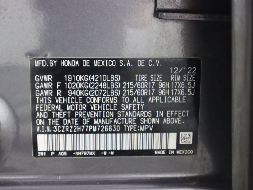 Used 2023 Honda HR-V EX-L image 52