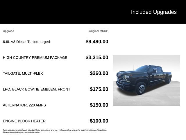 Used 2024 Chevrolet Silverado 3500 High Country w/ High Country Premium Package image 8