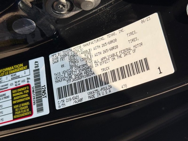 Used 2023 Toyota Tundra Limited AWD/4WD image 31