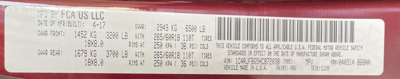 Used 2017 Jeep Grand Cherokee Limited image 41