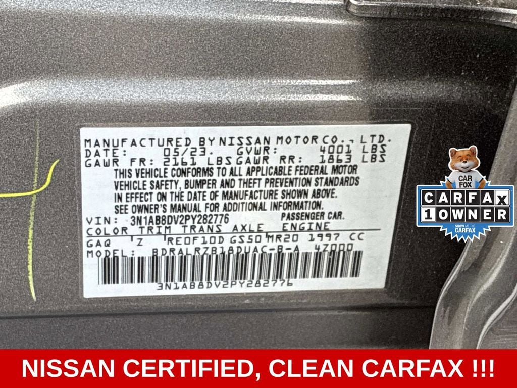 Certified 2023 Nissan Sentra SR w/ Midnight Edition Package FWD image 21
