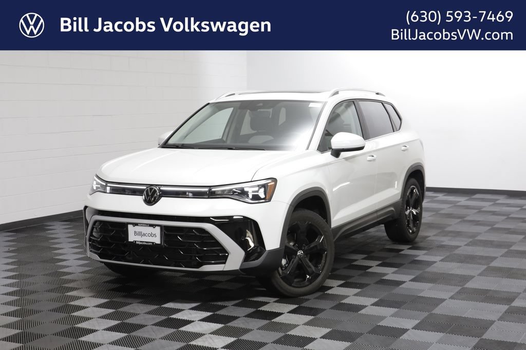 Used 2025 Volkswagen Taos SEL w/ Black Wheel Plus Package AWD/4WD image 1