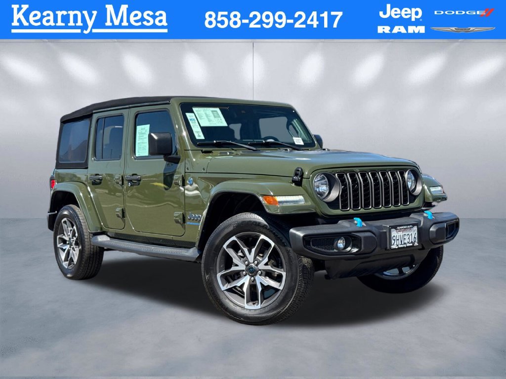 Certified 2024 Jeep Wrangler Unlimited w/ Convenience Group AWD/4WD image 1
